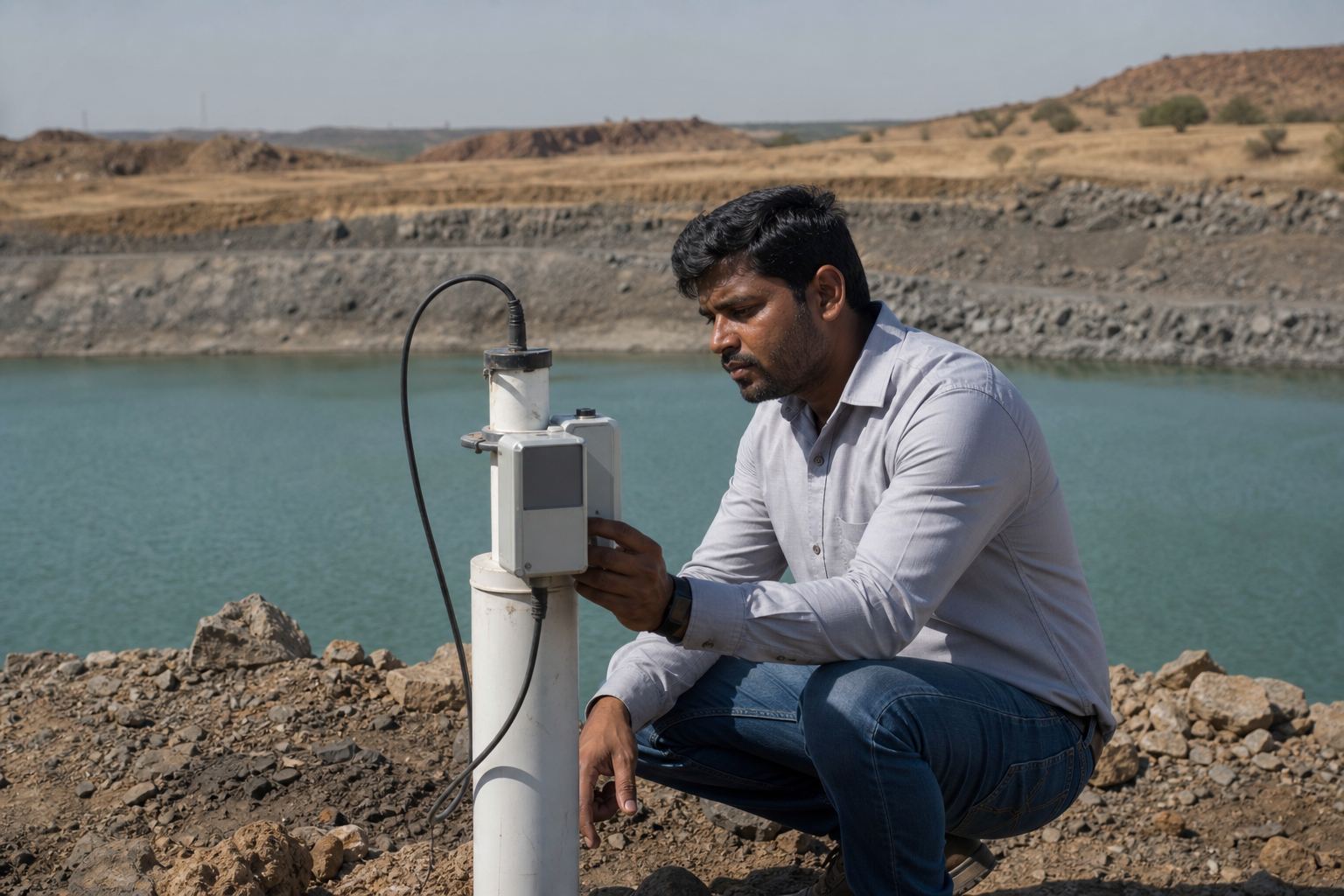 Water stewardship monitoring at an Indian mining site